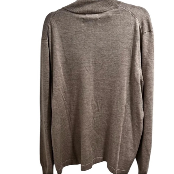 Joseph Abboud sweater size XXL quarter zip 100% extra fine merino woolโ - Picture 4 of 5